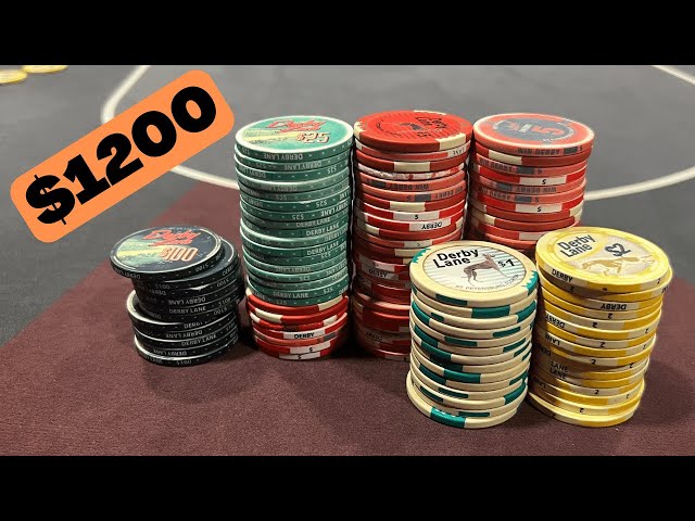 Massive $1200 Pot At Derby Lanes St. Petersburg  -  Kyle Fischl Poker Vlog Ep 177