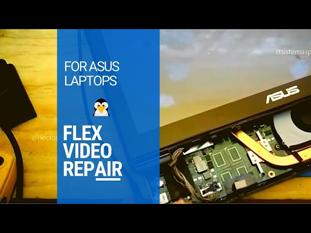 How to repair cable flex video for ASUS laptops. [ACTIVATE SUBTITLES]