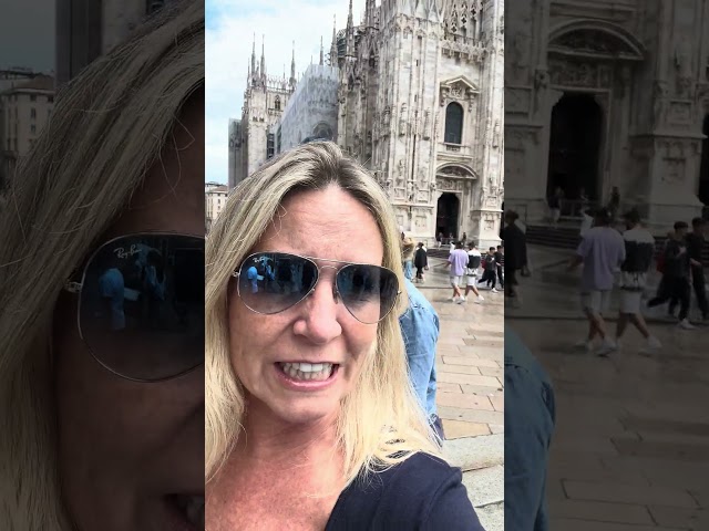 I’m in Italy for a day trip, at the Duomo Cathedral in Milan #travel 🇮🇹 #italy #milan #milano
