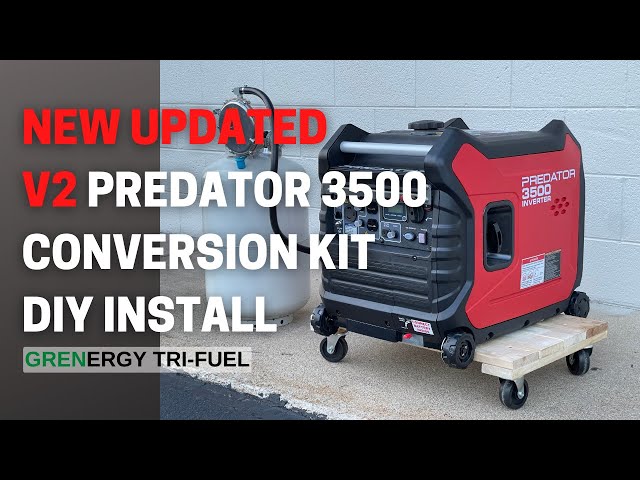 New Updated Harbor Freight Predator 3500 Ver.2 - How to Install Propane Natural Gas Conversion Kit