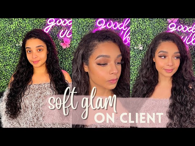 soft glam tutorial on client | beginner friendly
