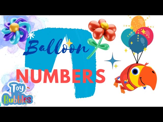 Balloon Explosion Numbers! Pop-up effect! How to count from 1 to 20 I Preschool kids basic knowledge