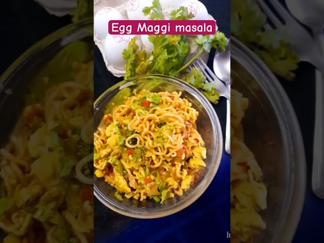 Instant Egg Maggi Masala recipe