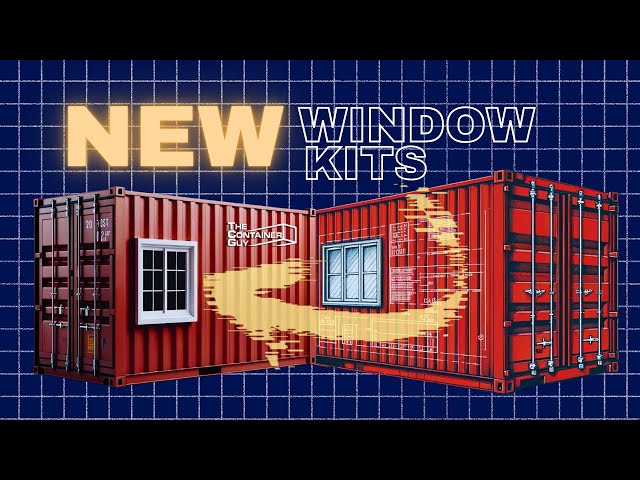 DIY Window Kit For Shipping Container Offices & Tiny Homes