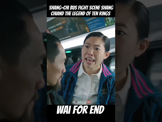 Wait For End | Shang Chi Bus Fight Scene Shang Chi the Legend Of Ten Rings #marvel #avengers #shorts