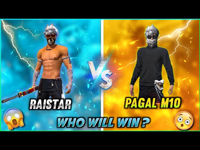 Raistar Vs Pagal M10 Who Will Win ?😱🔥 - Profile Review Of Top 2 Free Fire Indian Legends!!