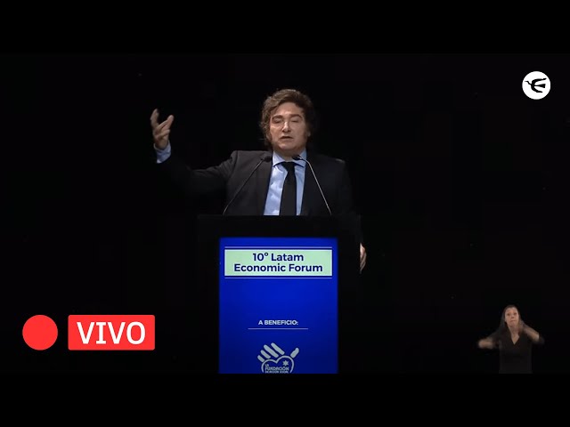 🔴 VIVO Javier Milei en el Latam Economic Forum 2024