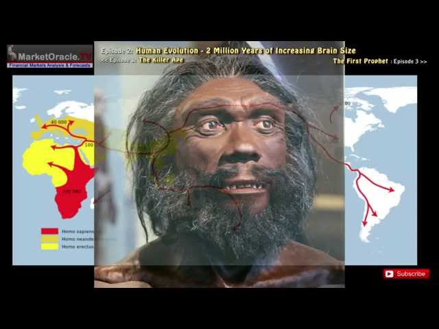 Human Evolution - 2 Million Years of Increasing Brain Size (1.3)