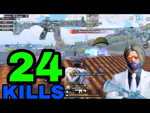 24 KILLS! 🔥 IN 2 MATCHES FASTEST GAMEPLAY with loin set