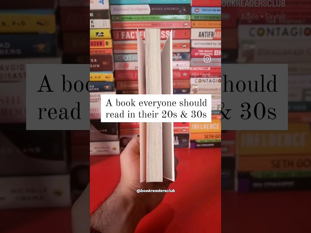 A book everyone should read in their 20s & 30s | best books to read in 2024