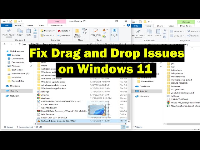 How to Fix Drag and Drop Issues on Windows 11