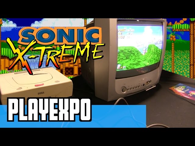 Sonic X-Treme GAMEPLAY unreleased on SEGA Saturn | PLAYexpo