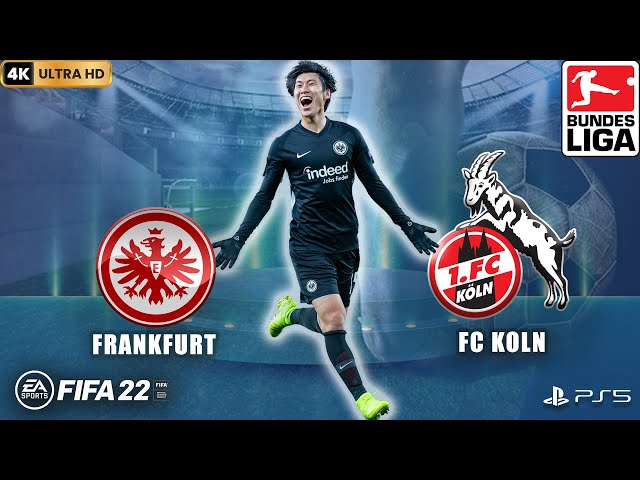 FIFA 22 - Frankfurt vs. Koln | BUNDESLIGA 2022/23 |Ft. Daichi Kamada | PS5 GAMEPLAY | 4K UHD 60FPS