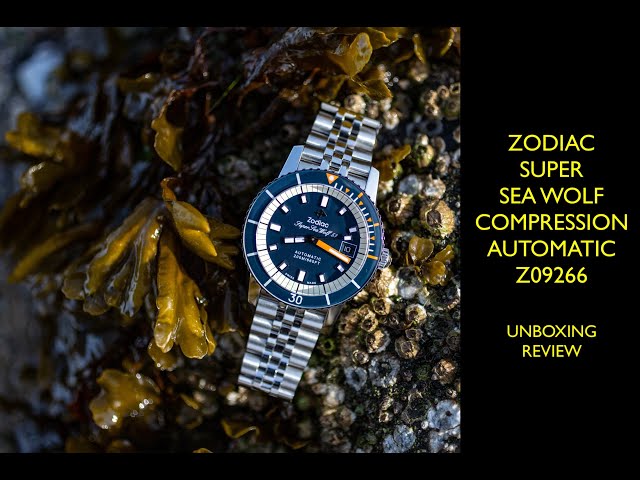 Zodiac Super Sea Wolf Compression Automatic ZO9266 Watch | Review Valjoux Relogios