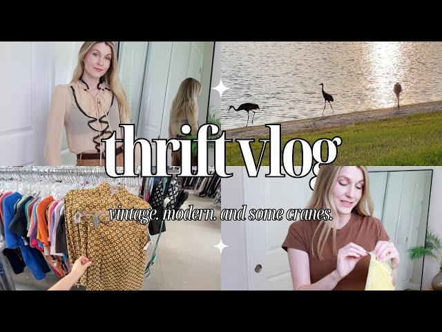VLOG: A WEEK OF THRIFTING - Thrift with me, Thoughts on GAP X Doen and Mara Hoffman, and try on haul