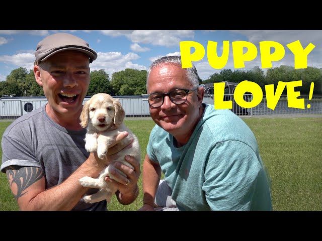 Narrowboat Puppy! Meet the CUTEST Canal Boat Dog! Ep. 116.