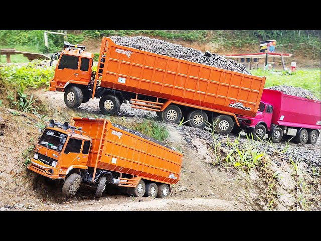 CLIMBING Fuso Trucks TRIBAL Mercy Bagong Tronton Trucks REFUSE OLD OFFROAD TRUCKS ROLLED TRUCK