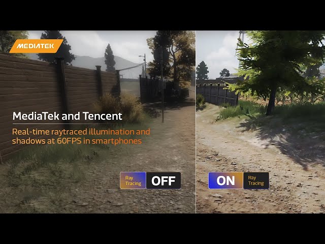 MediaTek and Tencent : Real-time raytraced illumination and shadows at 60FPS in smartphones