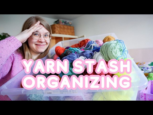 Organizing and weighing my entire yarn stash [giveaway]