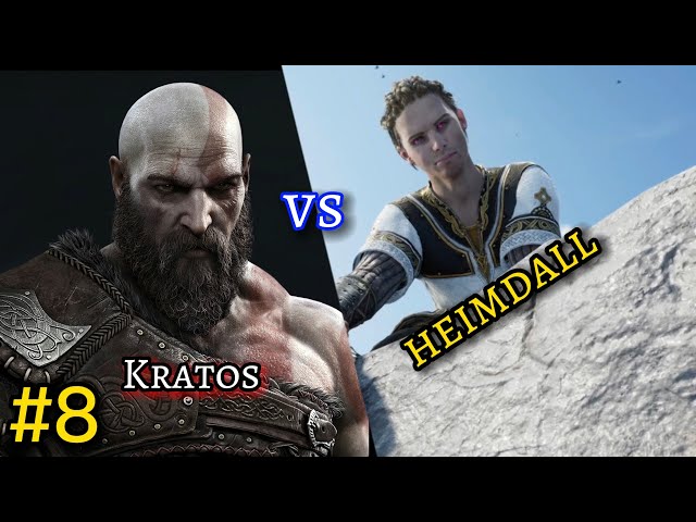 God Of War Ragnarök #8 Heimdall Boss Fight Son Is Thor كریتۆس لە گە ڵ كورە كە ی ثۆرشەركات😱؟