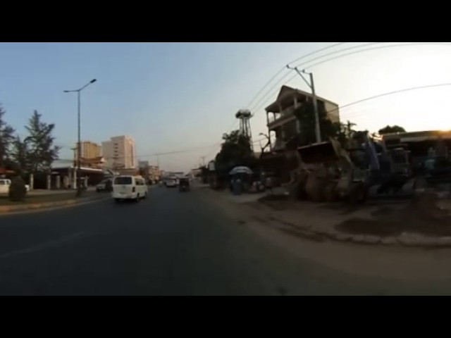 Asian Country Street View | 360 Degree HD Video | Driving By Motorbike #6