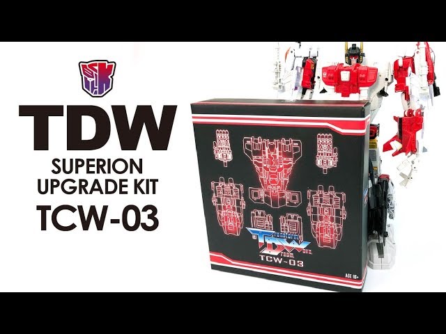 KL變形金剛玩具分享296 TDW TCW-03 合體戰爭 大無畏 升級配件包 Upgrade Kit for CW SUPERION