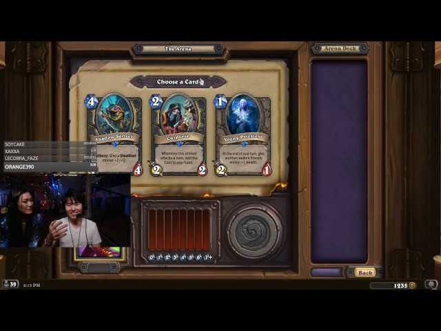 Hearthstone Arena - Disguised Toast Play Arena with Hafu!