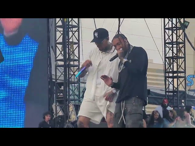 Lovers & Friends Fest 2023  CHRIS BROWN Came to OUTDANCE USHER, Brings TYGA for WEST COAST CLASSICS!