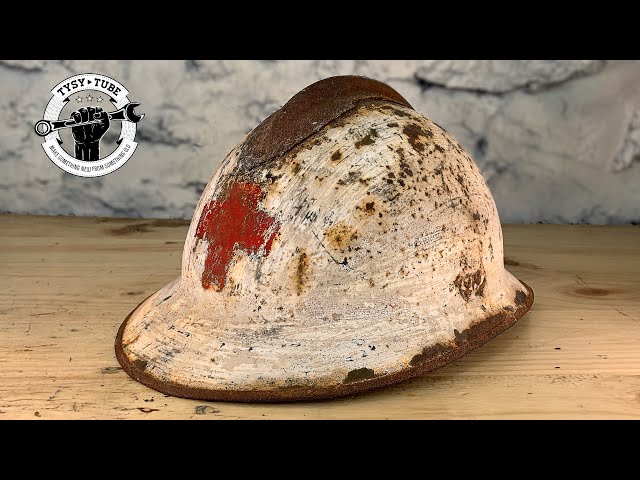 1930s Rusted Helmet Restoration