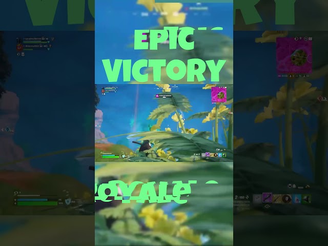 Epic Victory Royale: Conquering Mountains and Eliminating Opponents in Fortnite! #fortnite #shorts
