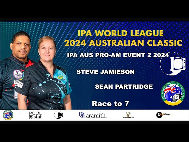 IPA Australia Classic - 2024 - Pro/Am - Rnd 1 - Steve Jamieson v Sean Partridge