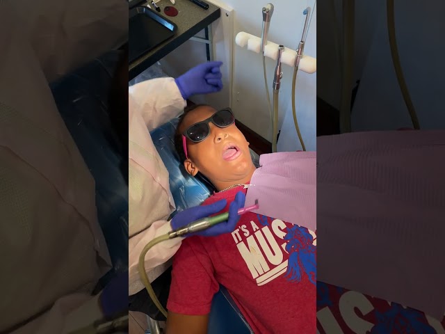 This dental cleaning will have you laughing
