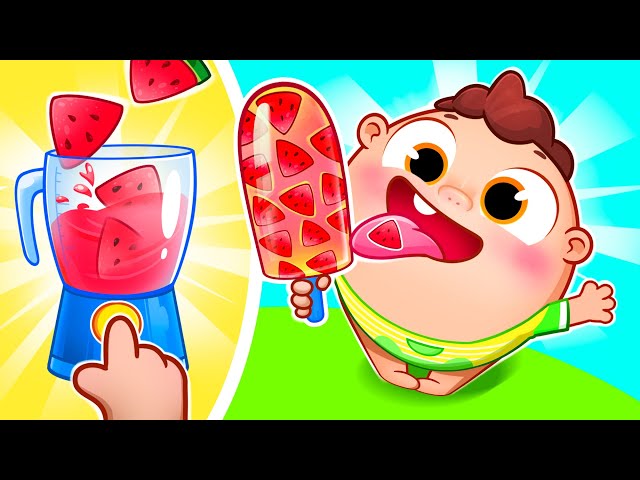 Baby Popsicles Song | The Colors Song | Kidsy Bitsy Songs For Toddlers