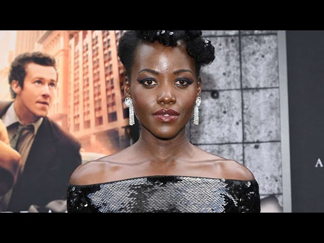 "Lupita Nyong'o Stuns in Sequins at 'A Quiet Place' Premiere"