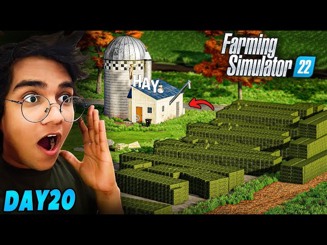 I Make Unlimited Grass Bales | Farming Simulator 22 Gameplay [Hindi]