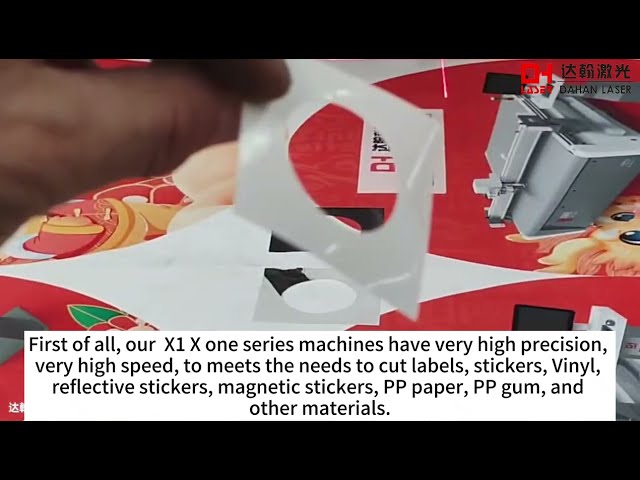 DAHAN X1 digital cutting system flatbed oscillating tool cutting machine stickers Vinyl cutting