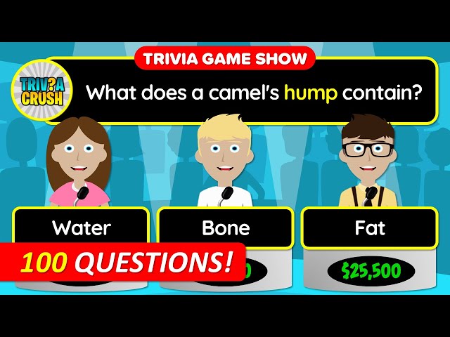 😃👉 SUPER MEGA QUIZ!! - 100 Trivia Questions in a Unique Game Show Format | 24-048