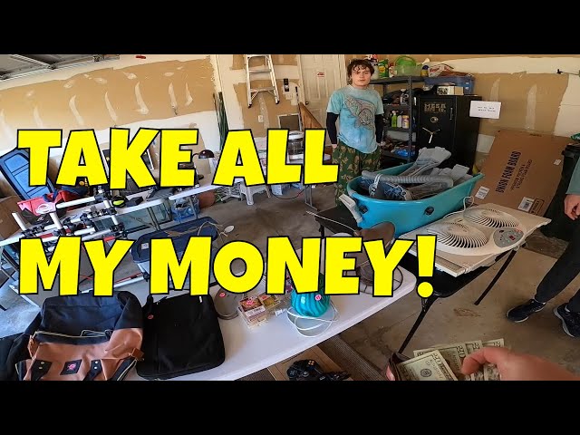 I Spent it ALL at This Garage Sale!