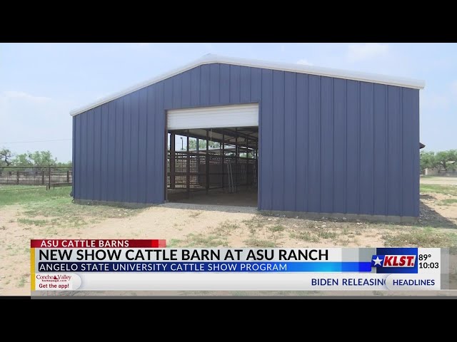 ASU opens new show cattle barns with dedication ceremony