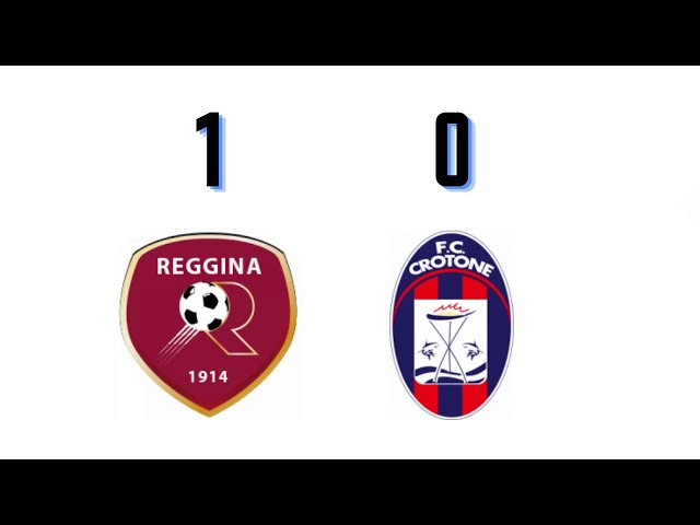 REGGINA-CROTONE 1-0 ~ IL GOL DI MONTALTO DECIDE UN DERBY MOLTO DELICATO