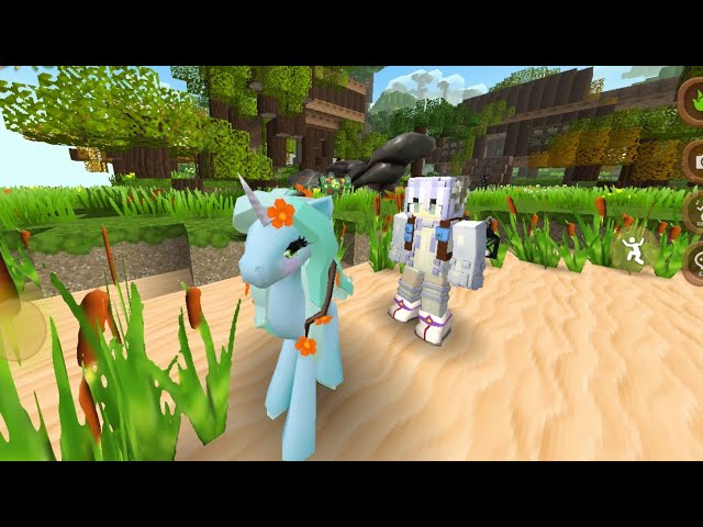 Exploring with My unicorn Daizy! || #kawaiicraft #unicorn #minecraft #aphmau