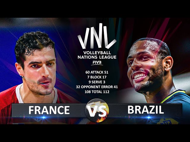 Brazil vs France | Men's VNL 2024