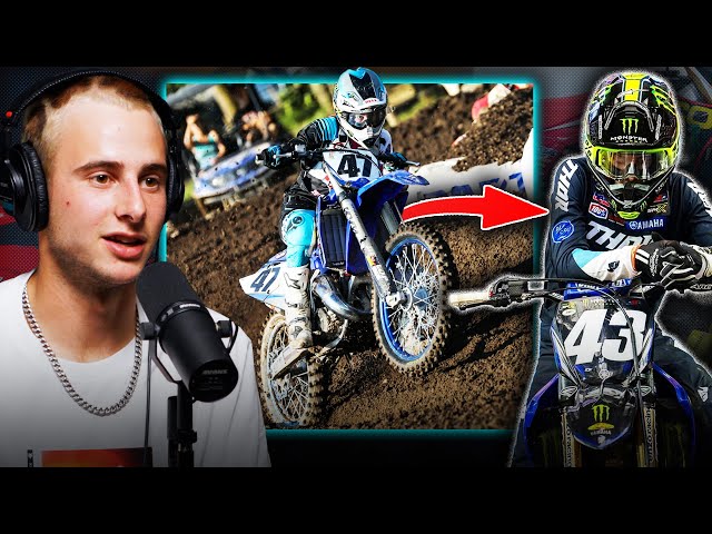 Is this how you get on a Factory Star Yamaha Ride?? - Levi Kitchen's Amateur to Pro Journey...