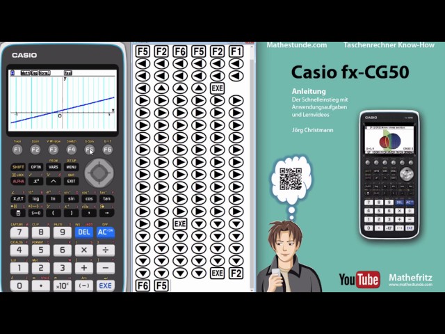 Casio fx-CG50: Seite 10+11 Grafikfenster skalieren