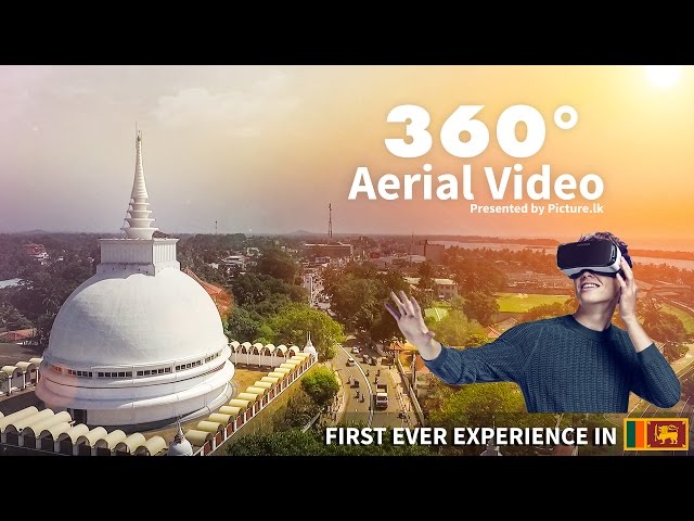 Sri Lanka's first 360° Aerial Video - Kaluthara Bodhiya ( 4K ) - Project By Picture.lk