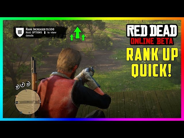 Red Dead Online - How To Rank Up FAST! Level Up Quickly & Earn Easy XP Points! (RDR2)