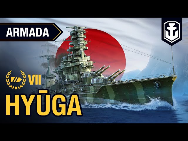 Armada. Battleship Hyūga. World of Warships guide