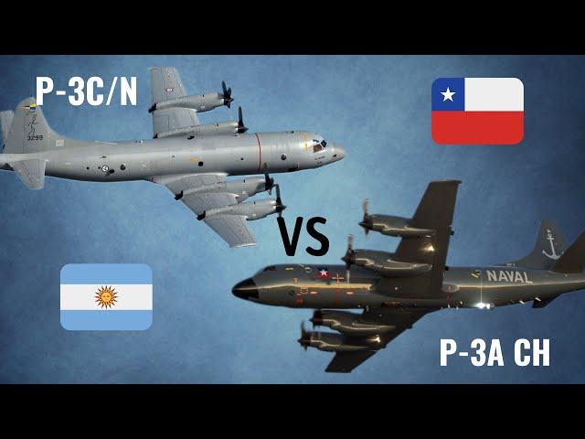 🇦🇷VS🇨🇱 Conoce las diferencias entre los aviones P-3C/N Argentinos y los P-3A CH Chilenos