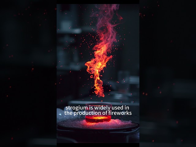 Strontium Burns with Red Flames: Unveiling the Amazing Chemical Properties of Strontium