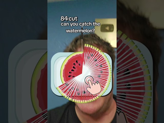 It's impossible to cut this watermelon #iqtest #tapchallenge #impossible